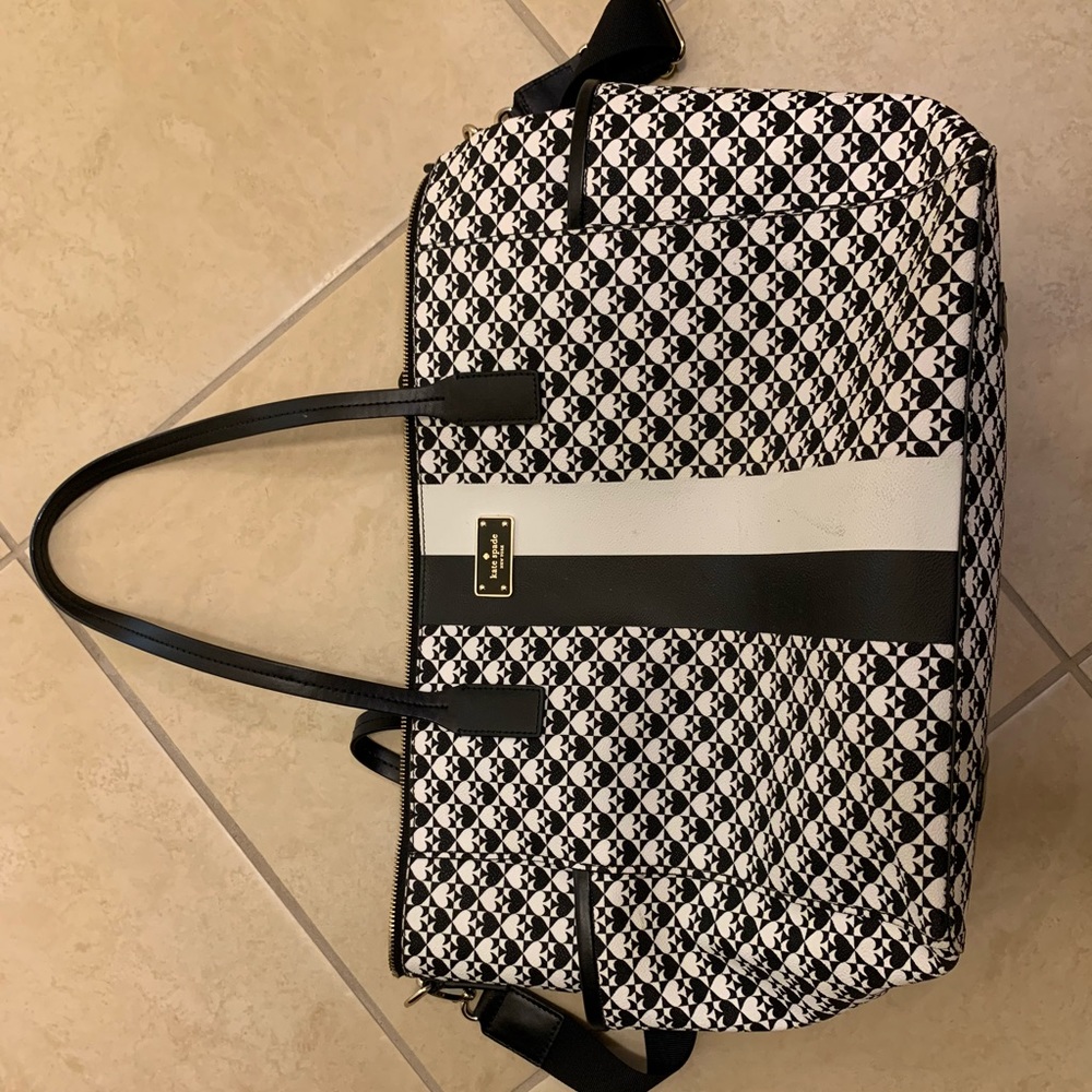 Kate Spade Penn Place pattern diaper/laptop/tote bag